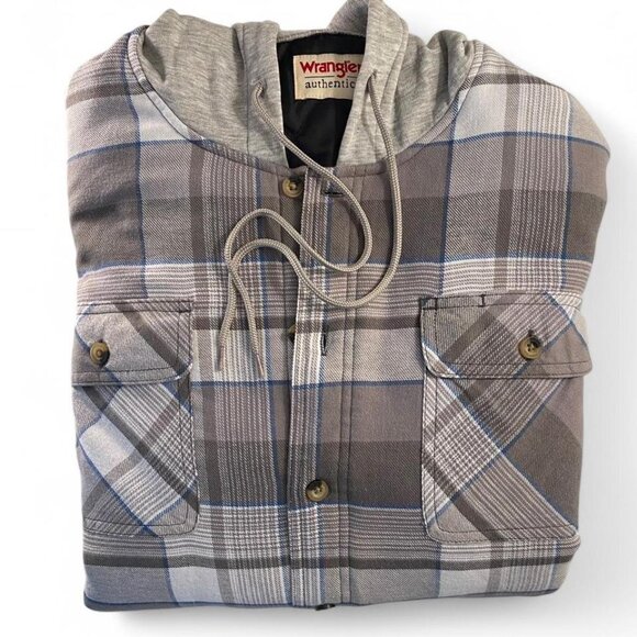 WRANGLER AUTHENTIC JACKET - GREY - Picture 2 of 3